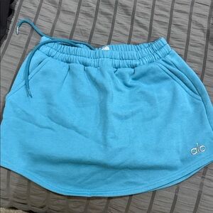 ALO Yoga Vibrant Blue Mini Skort